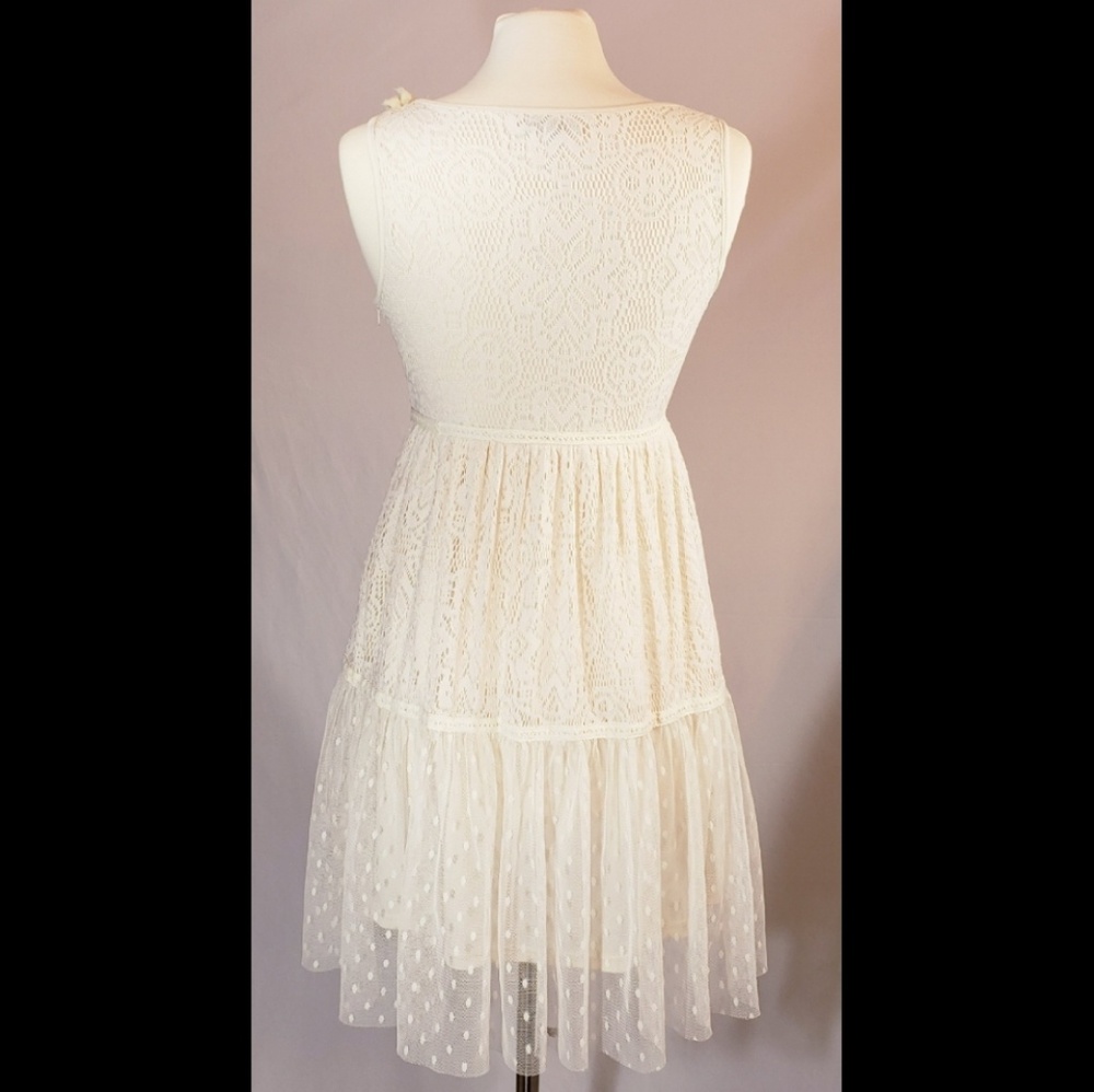 Anthropologie Ryu Cream Lace Dress, Size Small - Picture 3 of 6